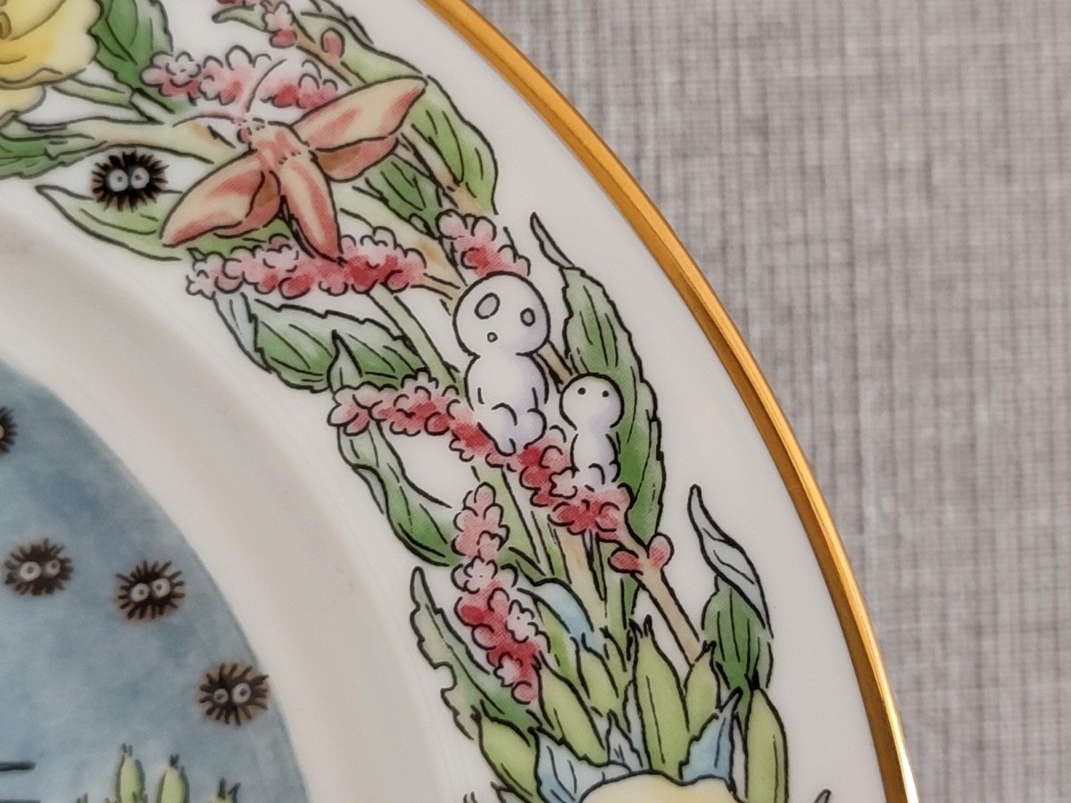 Vintage* Official Ghibli Totoro Plate 2000 Noritake • My Neighbor Totoro Dinner Plate • Japanese Tableware/Dinnerware - Kamaji Market