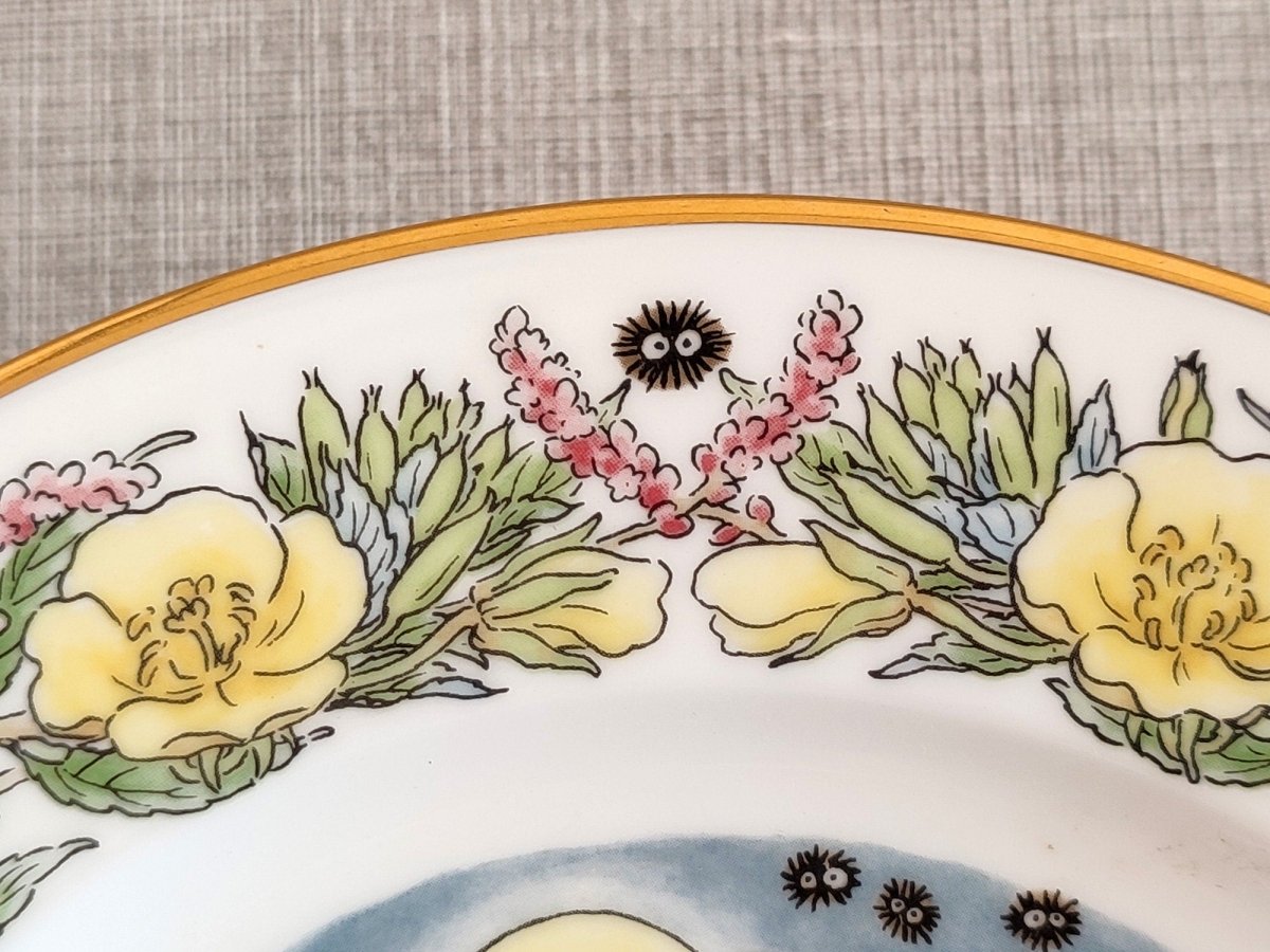 Vintage* Official Ghibli Totoro Plate 2000 Noritake • My Neighbor Totoro Dinner Plate • Japanese Tableware/Dinnerware - Kamaji Market