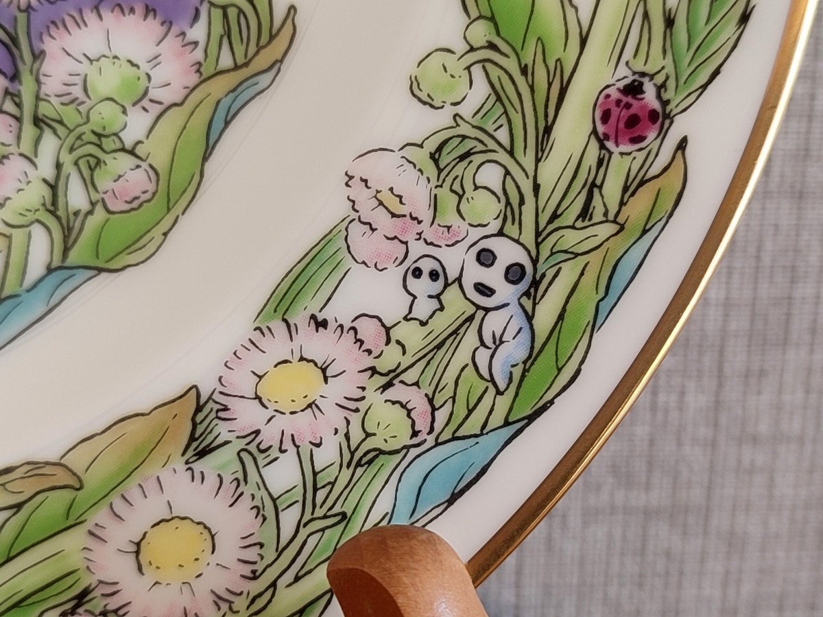 Vintage* Official Ghibli Totoro Plate 2001 Noritake • My Neighbor Totoro Dinner Plate • Japanese Tableware/Dinnerware - Kamaji Market