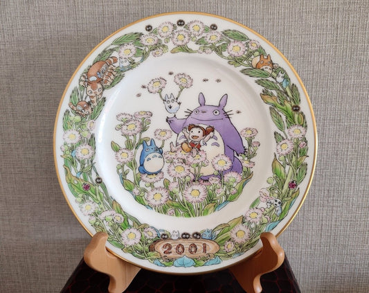 Vintage* Official Ghibli Totoro Plate 2001 Noritake • My Neighbor Totoro Dinner Plate • Japanese Tableware/Dinnerware - Kamaji Market