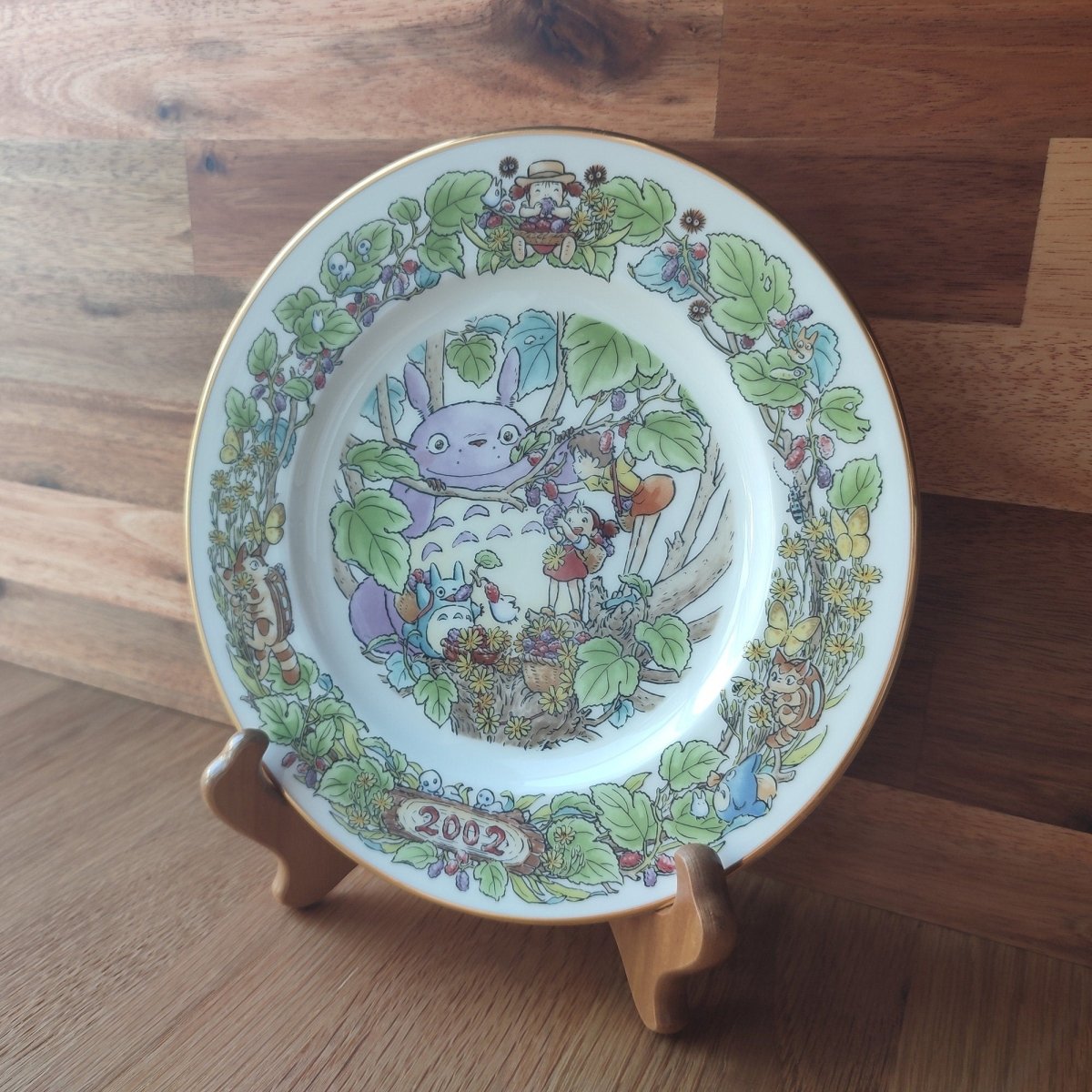 Vintage* Official Ghibli Totoro Plate 2002 Noritake • My Neighbor Totoro Dinner Plate • Japanese Tableware/Dinnerware - Kamaji Market