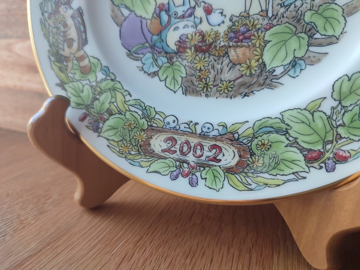 Vintage* Official Ghibli Totoro Plate 2002 Noritake • My Neighbor Totoro Dinner Plate • Japanese Tableware/Dinnerware - Kamaji Market