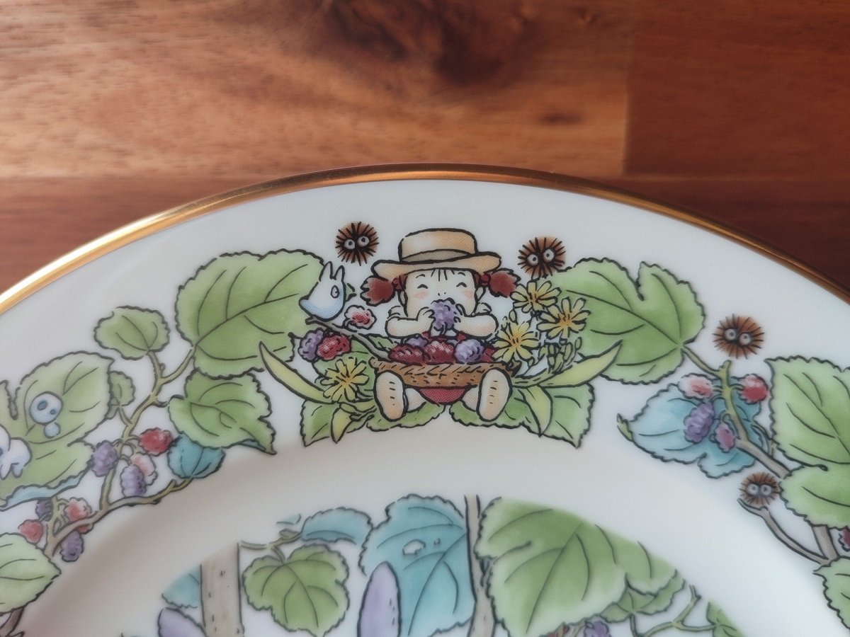 Vintage* Official Ghibli Totoro Plate 2002 Noritake • My Neighbor Totoro Dinner Plate • Japanese Tableware/Dinnerware - Kamaji Market