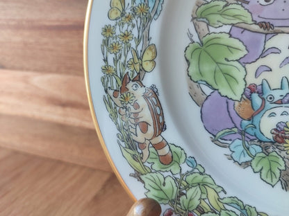 Vintage* Official Ghibli Totoro Plate 2002 Noritake • My Neighbor Totoro Dinner Plate • Japanese Tableware/Dinnerware - Kamaji Market