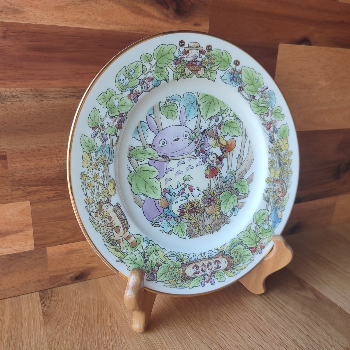 Vintage* Official Ghibli Totoro Plate 2002 Noritake • My Neighbor Totoro Dinner Plate • Japanese Tableware/Dinnerware - Kamaji Market