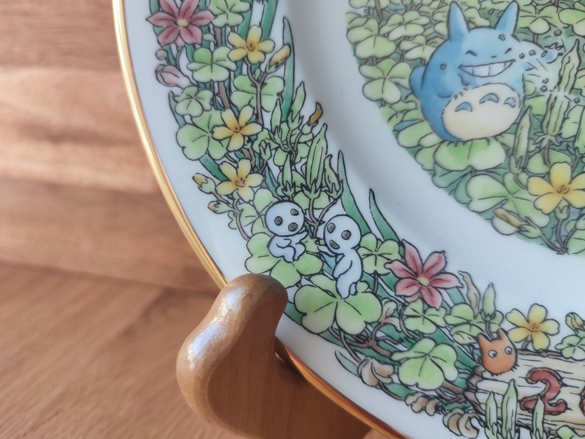 Vintage* Official Ghibli Totoro Plate 2003 Noritake • My Neighbor Totoro Dinner Plate • Japanese Tableware/Dinnerware - Kamaji Market