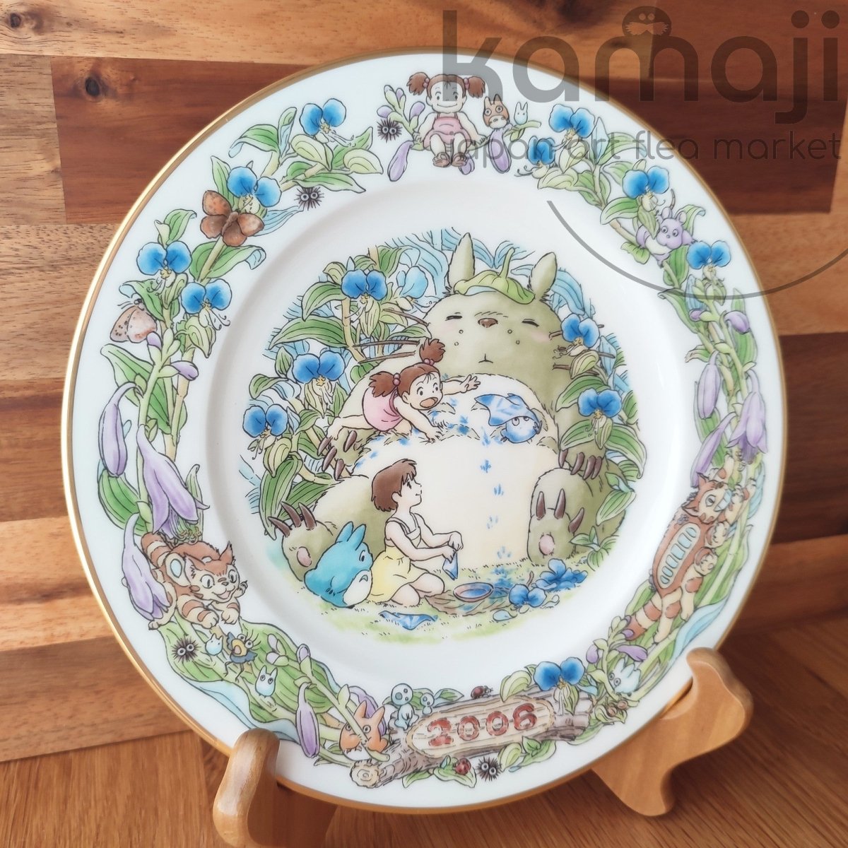TOTORO1997～2006(2002なし) YEARLY PLATE 飾り皿 TOTORO1997～2006