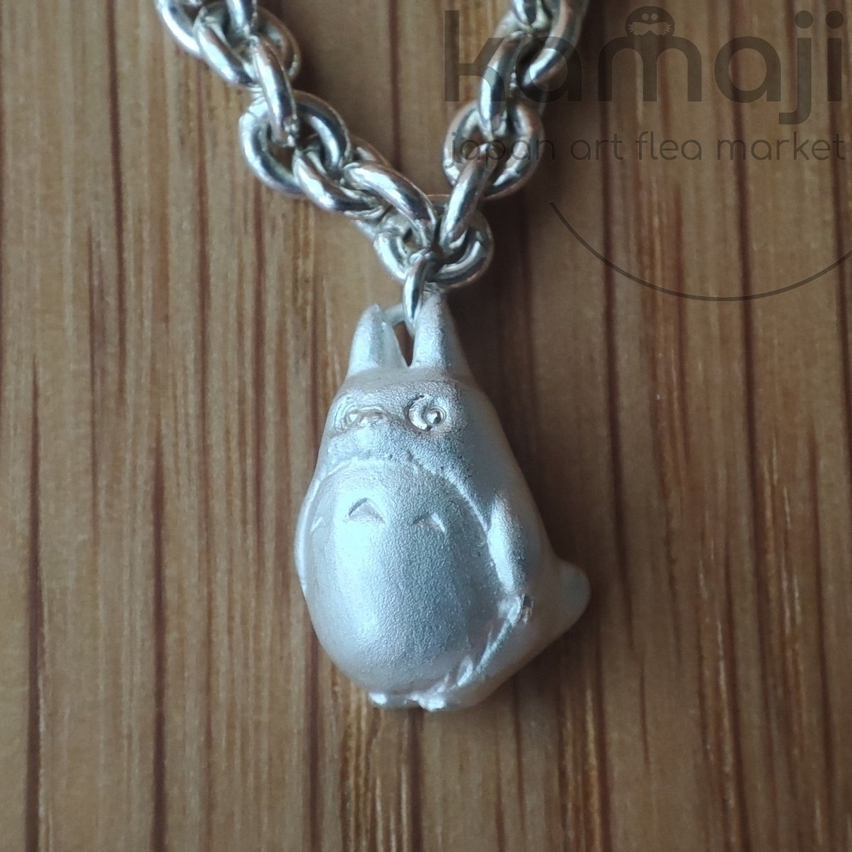 Vintage* Official Ghibli Totoro Silver Bracelet • My Neighbor Totoro Japanese Jewelry • Cominica - Kamaji Market