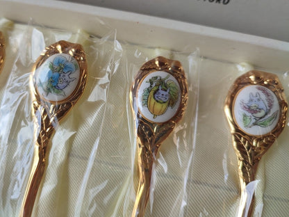 Vintage* Official Ghibli Totoro Teaspoon Set of 5 • My Neighbor Totoro Japanese Dessert Spoon/Cutlery/Tableware, Noritake - Kamaji Market