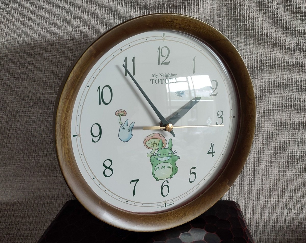 Vintage* Official Ghibli Totoro Wall Clock • My Neighbor Totoro Wall Hanging/Home Decor/Interior Design - Kamaji Market