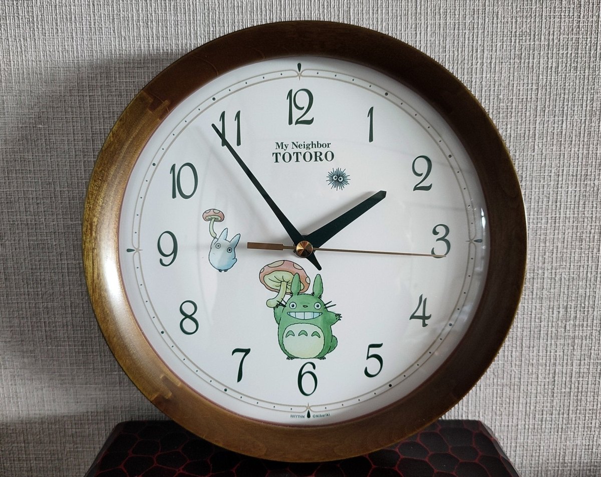 Vintage* Official Ghibli Totoro Wall Clock • My Neighbor Totoro Wall Hanging/Home Decor/Interior Design - Kamaji Market