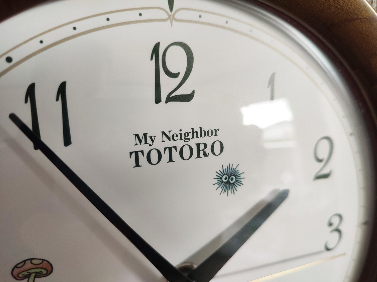 Vintage* Official Ghibli Totoro Wall Clock • My Neighbor Totoro Wall Hanging/Home Decor/Interior Design - Kamaji Market