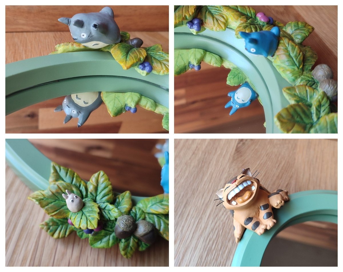 Vintage* Official Ghibli Totoro Wall Mirror • My Neighbor Totoro Wall Hanging/Home Decor Art/Interior Design - Kamaji Market