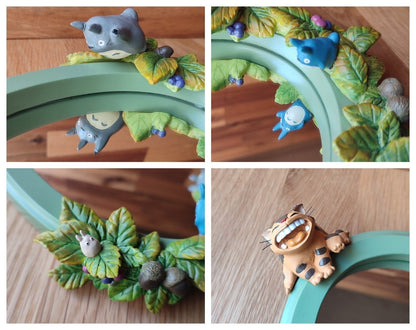 Vintage* Official Ghibli Totoro Wall Mirror • My Neighbor Totoro Wall Hanging/Home Decor Art/Interior Design - Kamaji Market