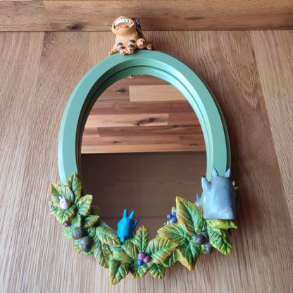 Vintage* Official Ghibli Totoro Wall Mirror • My Neighbor Totoro Wall Hanging/Home Decor Art/Interior Design - Kamaji Market