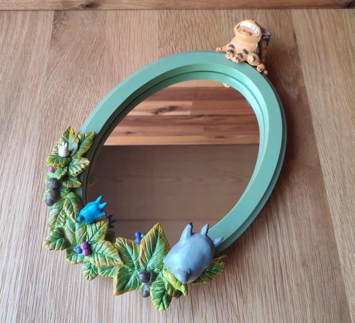 Vintage* Official Ghibli Totoro Wall Mirror • My Neighbor Totoro Wall Hanging/Home Decor Art/Interior Design - Kamaji Market