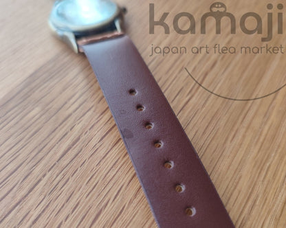 Vintage* Official Ghibli Totoro Wrist Watch • My Neighbor Totoro Brown Watches with Rotating Disk - Kamaji Market