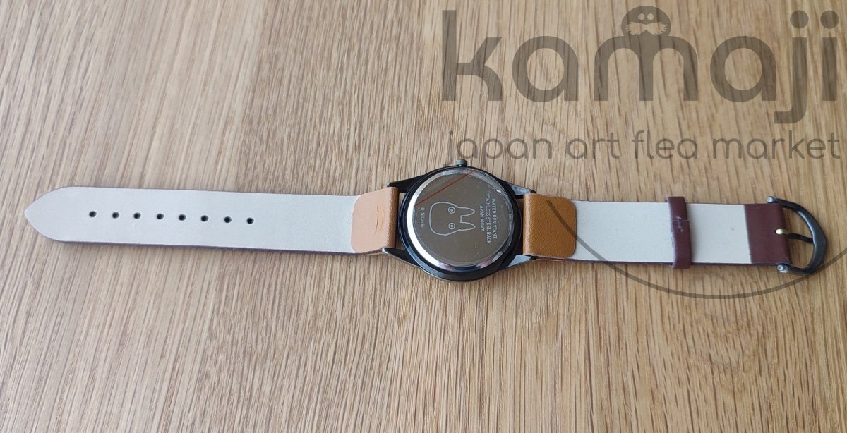 Vintage* Official Ghibli Totoro Wrist Watch • My Neighbor Totoro Brown Watches with Rotating Disk - Kamaji Market