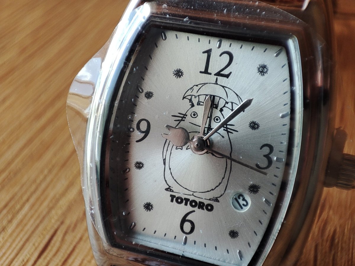 Vintage* Official Ghibli Totoro Wrist Watch • My Neighbor Totoro Japanese Clock • Anime Watches for Man/Women - Kamaji Market