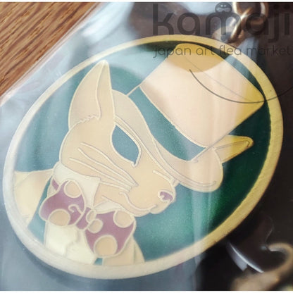 Vintage* Official Ghibli Whisper of the Heart Keychain • Cloisonne Charm Set with Baron and Louise - Kamaji Market