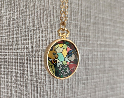 Vintage* Official Ghibli Whisper of the Heart Necklace/Pendant with Chain • Baron & Louise Japanese Jewelry - Kamaji Market