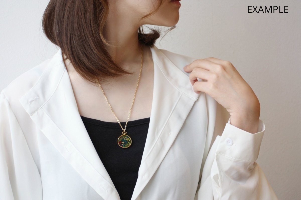 Vintage* Official Ghibli Whisper of the Heart Necklace/Pendant with Chain • Baron & Louise Japanese Jewelry - Kamaji Market
