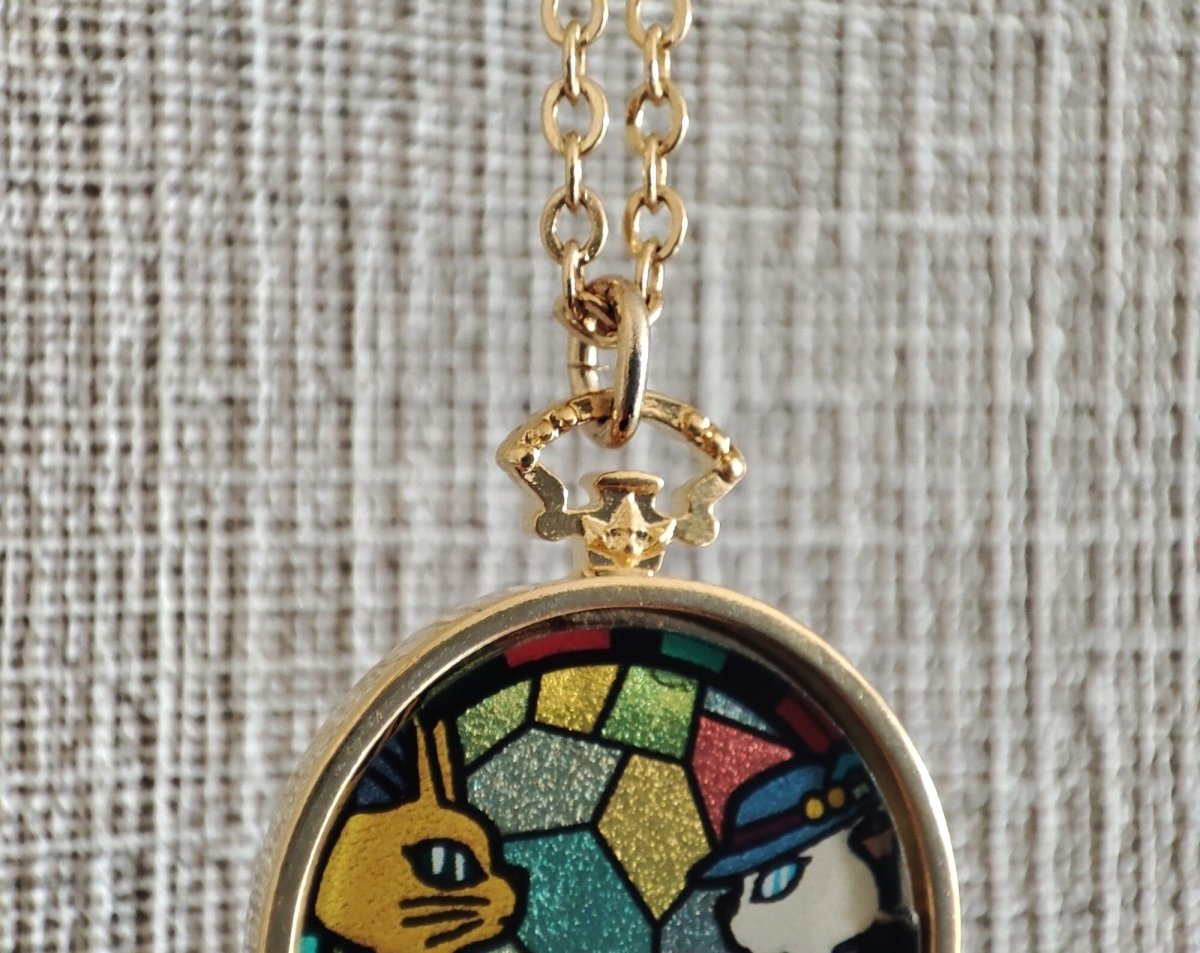 Vintage* Official Ghibli Whisper of the Heart Necklace/Pendant with Chain • Baron & Louise Japanese Jewelry - Kamaji Market