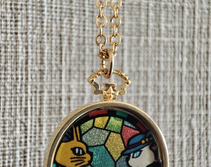 Vintage* Official Ghibli Whisper of the Heart Necklace/Pendant with Chain • Baron & Louise Japanese Jewelry - Kamaji Market