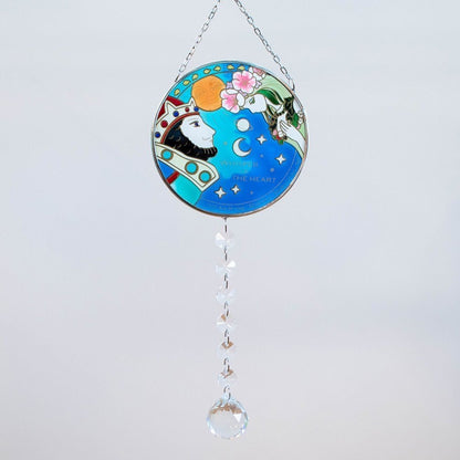 Vintage* Official Ghibli Whisper Sun Catcher/Wall Hanging • Whisper of the Heart Glass Home Decor/Interior Design - Kamaji Market