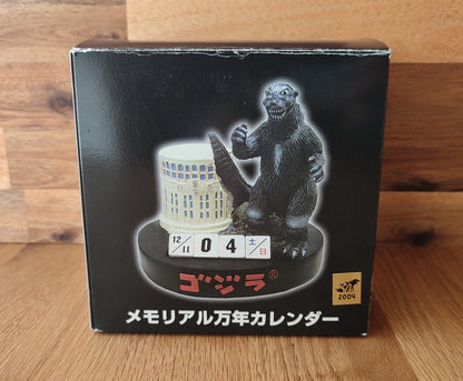 Vintage* Official Godzilla Perpetual Dice Calendar • Figure/Figurine/Statue/Replica/Decor/Interior Diorama • Cult Japanese Film/Movie Gift - Kamaji Market