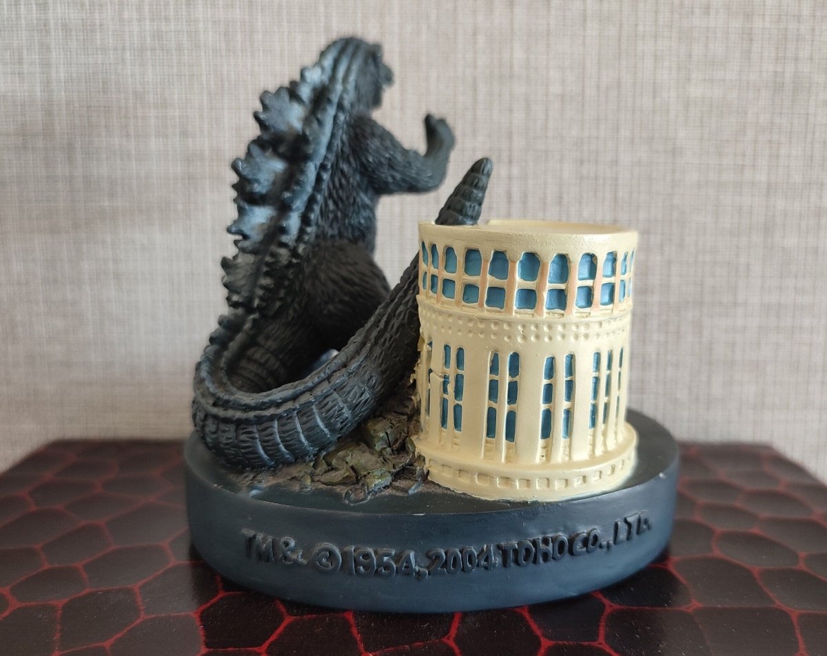 Vintage* Official Godzilla Perpetual Dice Calendar • Figure/Figurine/Statue/Replica/Decor/Interior Diorama • Cult Japanese Film/Movie Gift - Kamaji Market