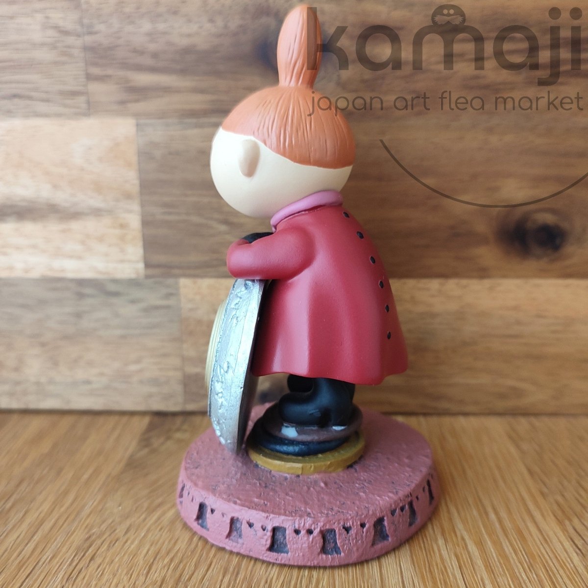 Vintage* Official Moomins Little My Japanese Figure/Clock • Moomintroll Home Decor/Interior Diorama - Kamaji Market