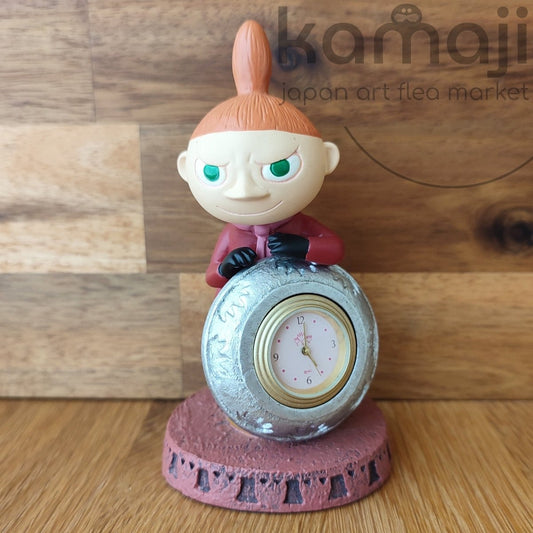 Vintage* Official Moomins Little My Japanese Figure/Clock • Moomintroll Home Decor/Interior Diorama - Kamaji Market