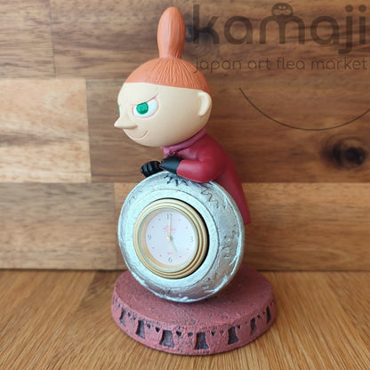 Vintage* Official Moomins Little My Japanese Figure/Clock • Moomintroll Home Decor/Interior Diorama - Kamaji Market