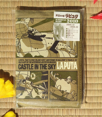 Vintage* Official Studio Ghibli Book Cover + Planner • Laputa Castle in the Sky Notebook/Diary/Schedule book/Notepad • Robot Soldier Gift - Kamaji Market