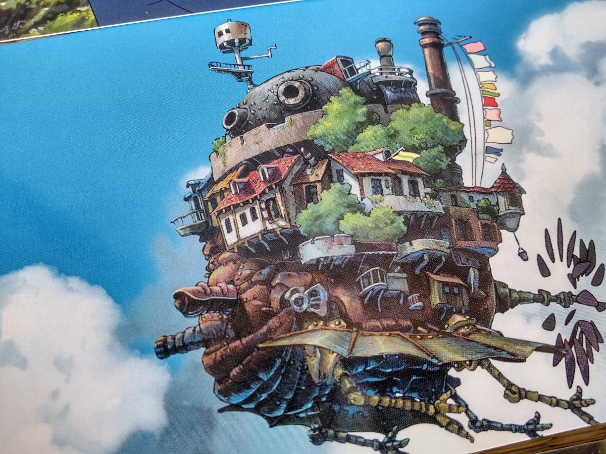 Vintage* Official Studio Ghibli Howl Postcard • Howl's Moving Castle Message card/Writing letter • Japanese Anime Stationery - Kamaji Market