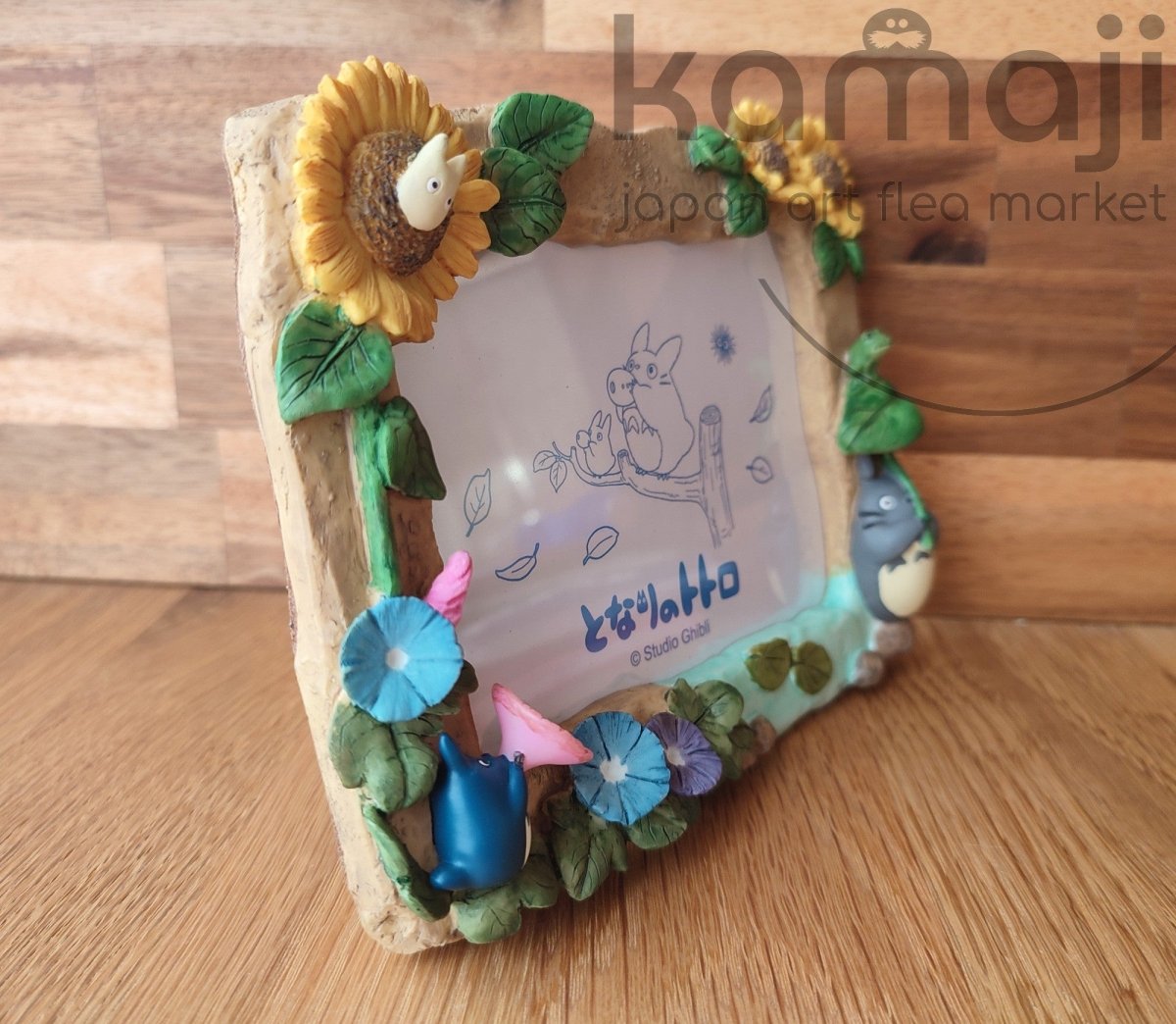 Vintage* Official Studio Ghibli My Neighbor Totoro Photo Frame • Summer Wall Hanging - Kamaji Market