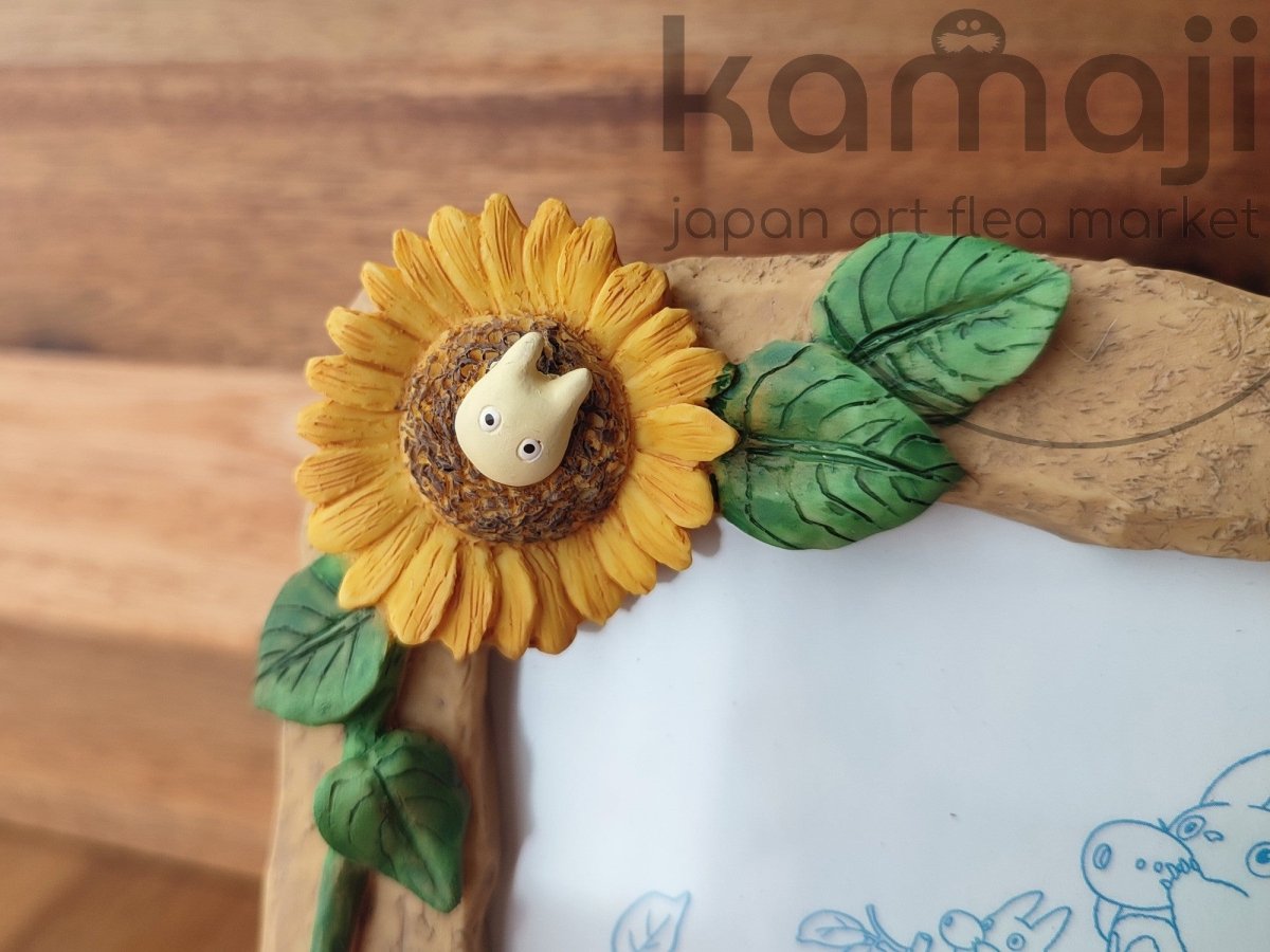 Vintage* Official Studio Ghibli My Neighbor Totoro Photo Frame • Summer Wall Hanging - Kamaji Market