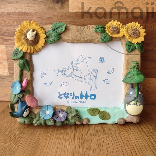 Vintage* Official Studio Ghibli My Neighbor Totoro Photo Frame • Summer Wall Hanging - Kamaji Market