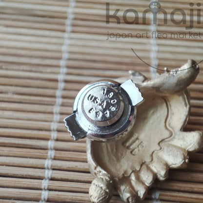 Vintage* Official Studio Ghibli My Neighbor Totoro Silver Lapel Pin/Brooch with Catbus Golden • Cominica - Kamaji Market