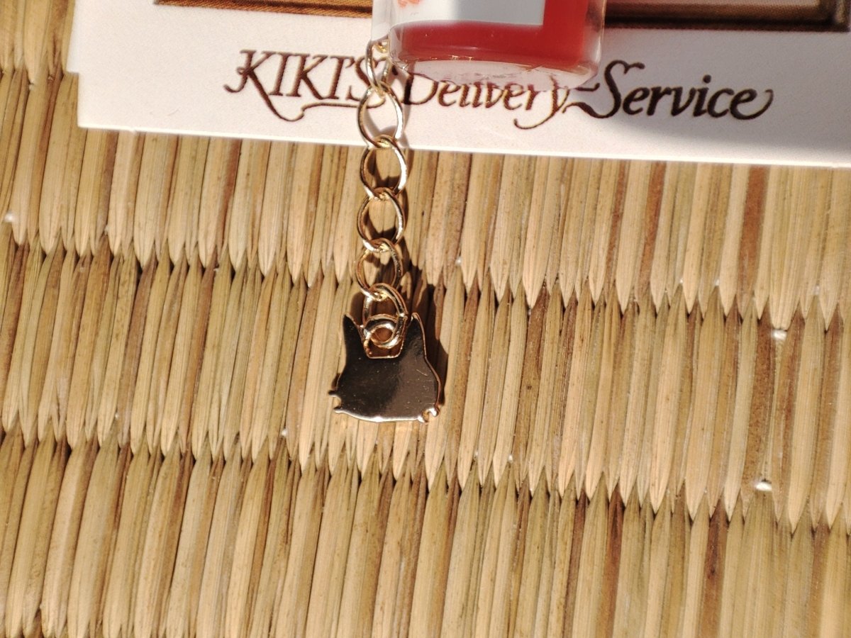 Vintage* Official Studio Ghibli Necklace/Pendant • Kikis Delivery Service Jewelry/Chain • Jiji on a Jar/Gigi - Kamaji Market