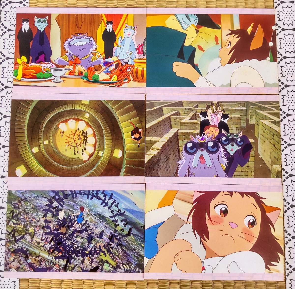 Vintage* Official Studio Ghibli Postcard • The Cat Returns Message card/Writing letter • Japanese Anime Stationery - Kamaji Market