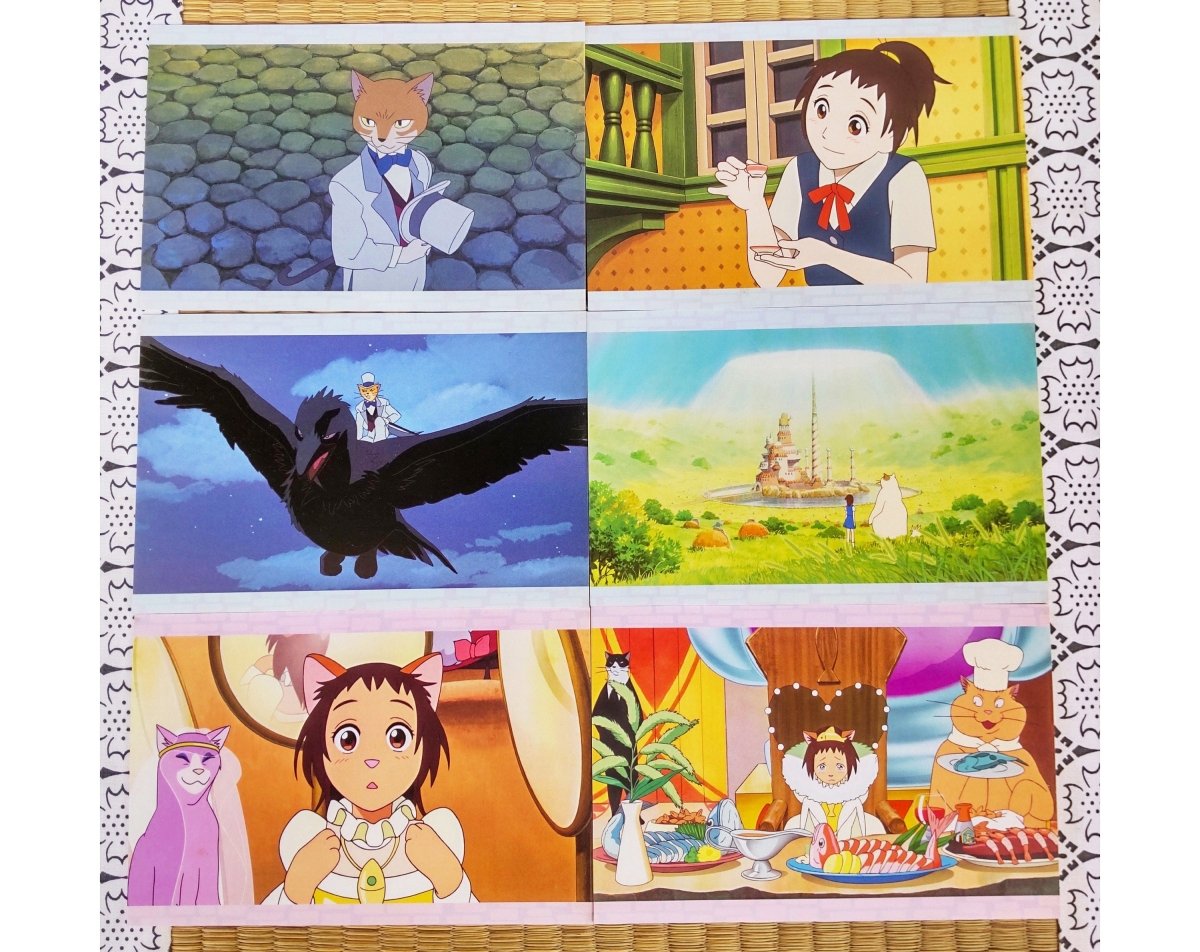 Vintage* Official Studio Ghibli Postcard • The Cat Returns Message card/Writing letter • Japanese Anime Stationery - Kamaji Market