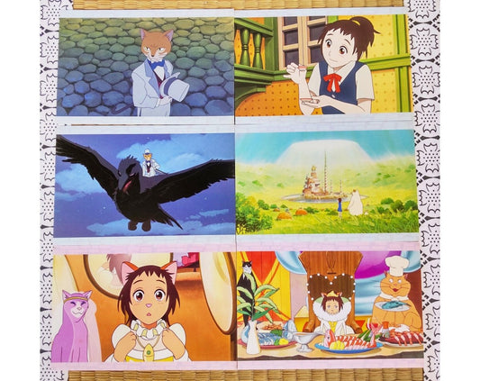Vintage* Official Studio Ghibli Postcard • The Cat Returns Message card/Writing letter • Japanese Anime Stationery - Kamaji Market