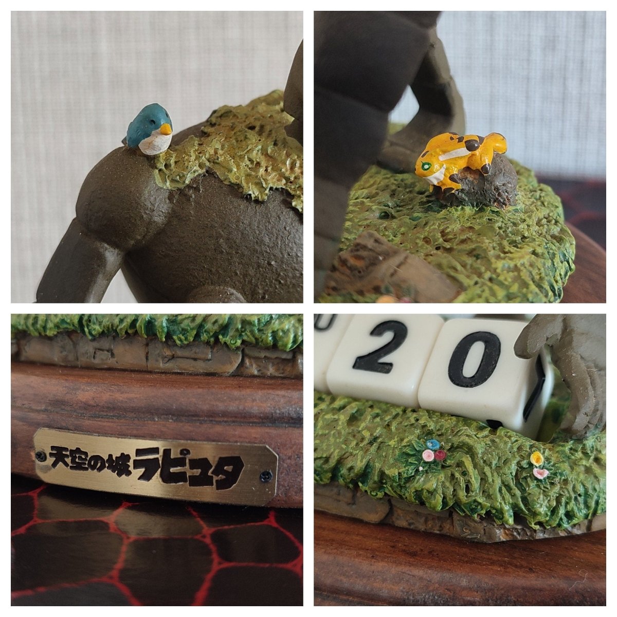Vintage* Official Studio Ghibli Robot Soldier Perpetual Dice Calendar • Laputa Castle in the Sky Figure/Figurine/Statue/Decor/Interior Diorama - Kamaji Market