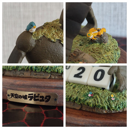 Vintage* Official Studio Ghibli Robot Soldier Perpetual Dice Calendar • Laputa Castle in the Sky Figure/Figurine/Statue/Decor/Interior Diorama - Kamaji Market