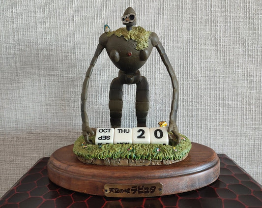 Vintage* Official Studio Ghibli Robot Soldier Perpetual Dice Calendar • Laputa Castle in the Sky Figure/Figurine/Statue/Decor/Interior Diorama - Kamaji Market