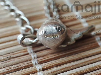 Vintage* Official Studio Ghibli Silver Necklace/Pendant • My Neighbor Totoro Jewelry/Silver Chain • Small Totoro Japanese Anime Gift - Kamaji Market