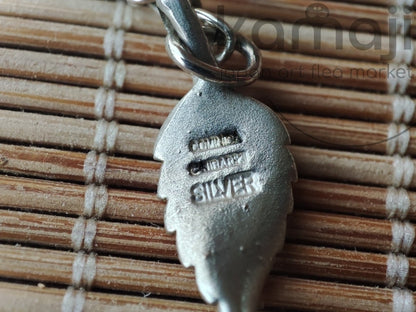 Vintage* Official Studio Ghibli Silver Necklace/Pendant • My Neighbor Totoro Jewelry/Silver Chain • Small Totoro Japanese Anime Gift - Kamaji Market