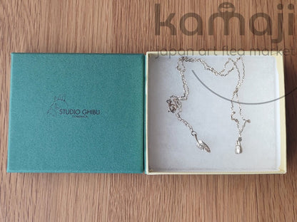 Vintage* Official Studio Ghibli Silver Necklace/Pendant • My Neighbor Totoro Jewelry/Silver Chain • Small Totoro Japanese Anime Gift - Kamaji Market